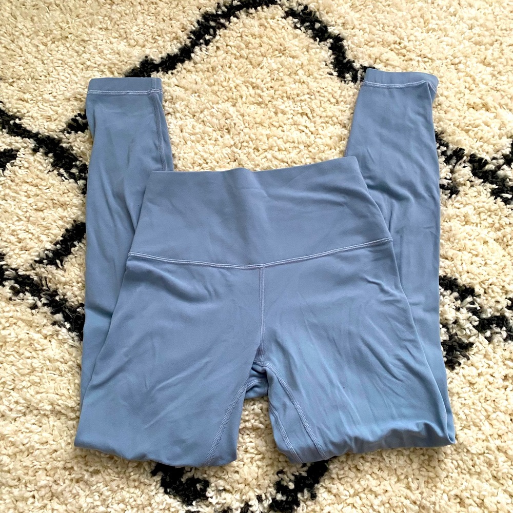 Chambray lululemon leggings size 4 25 length